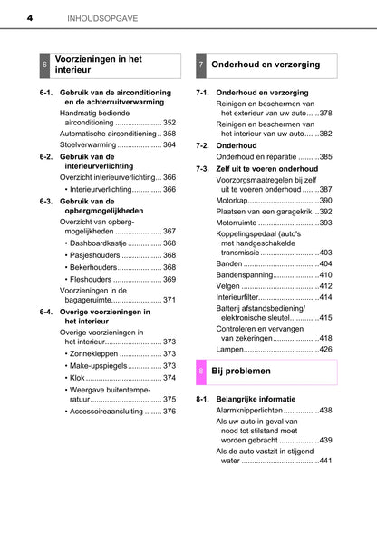 2022 Toyota Aygo Owner's Manual | Dutch