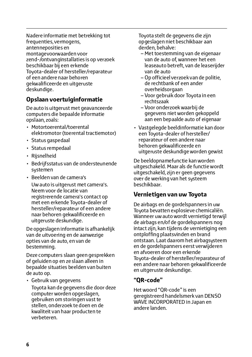 2024 Toyota Hilux Owner's Manual | Dutch