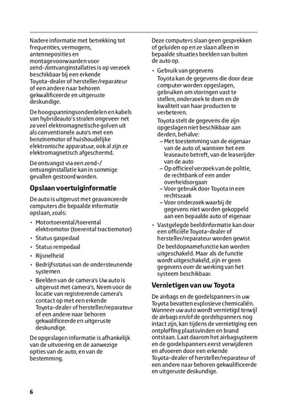 2023-2024 Toyota RAV4 Hybrid Owner's Manual | Dutch