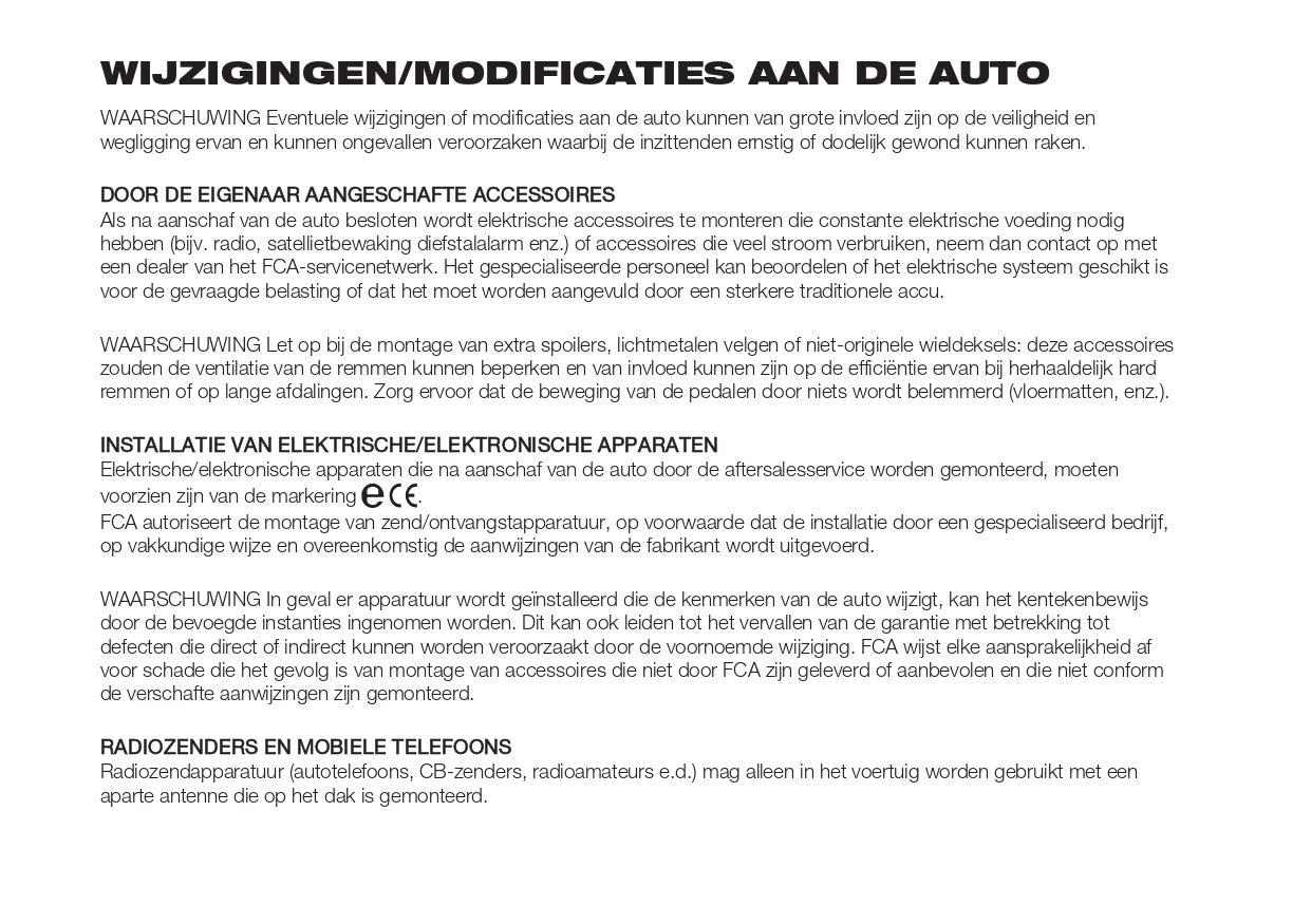 2022-2023 Fiat Tipo Gebruikershandleiding | Nederlands