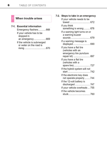 2023 Toyota C-HR Hybrid Owner's Manual | English