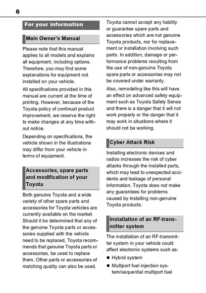 2023-2024 Toyota Prius Owner's Manual | English