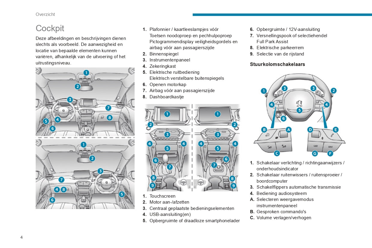 2019-2020 Peugeot 208/e-208 Gebruikershandleiding | Nederlands