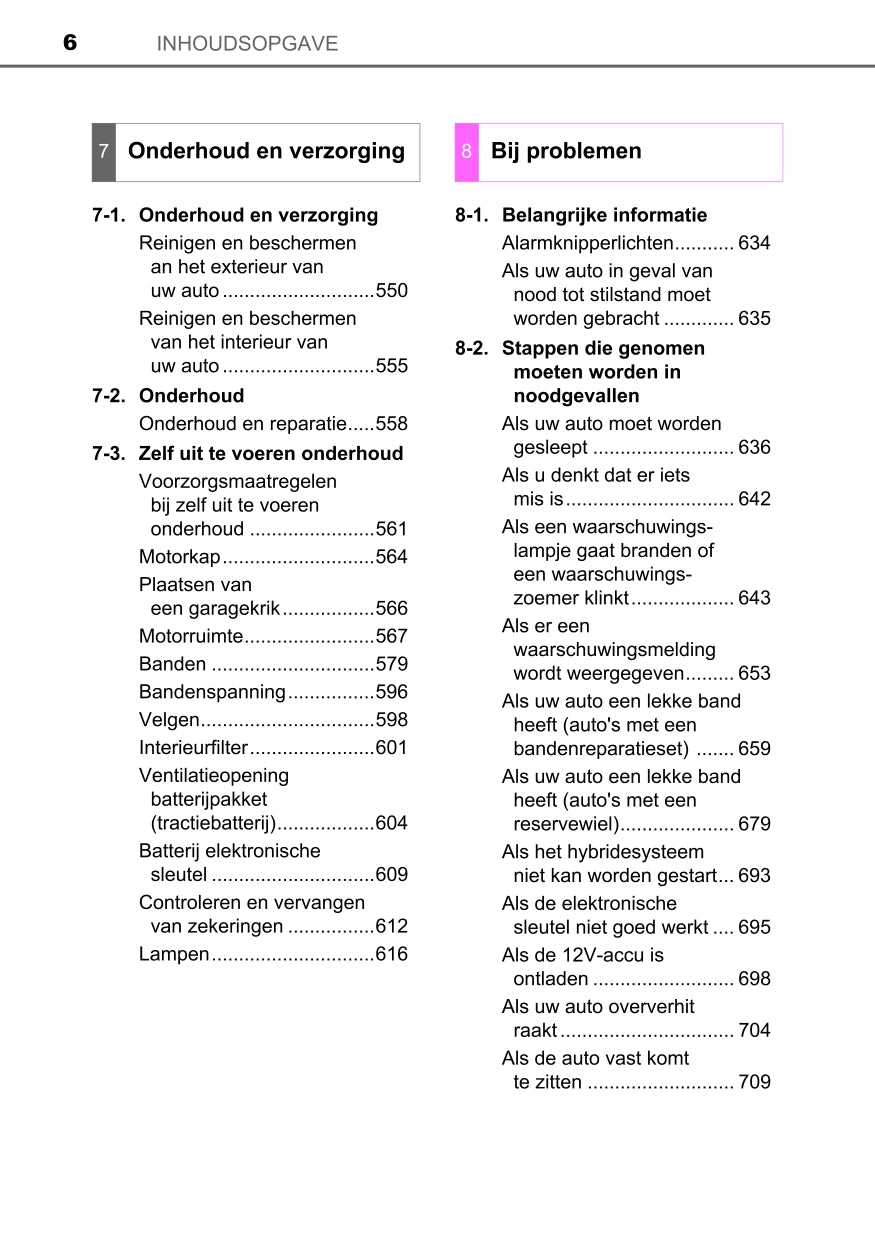 2018 Toyota C-HR Hybrid Owner's Manual | Dutch