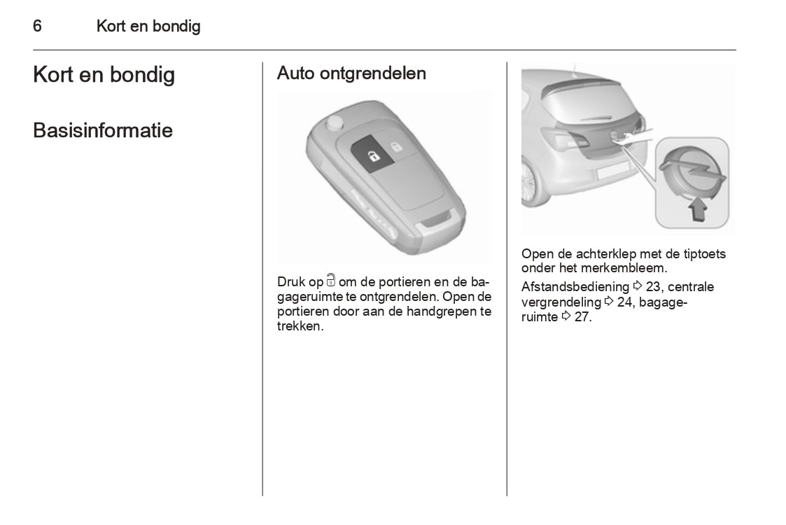 2015 Opel Corsa Gebruikershandleiding | Nederlands