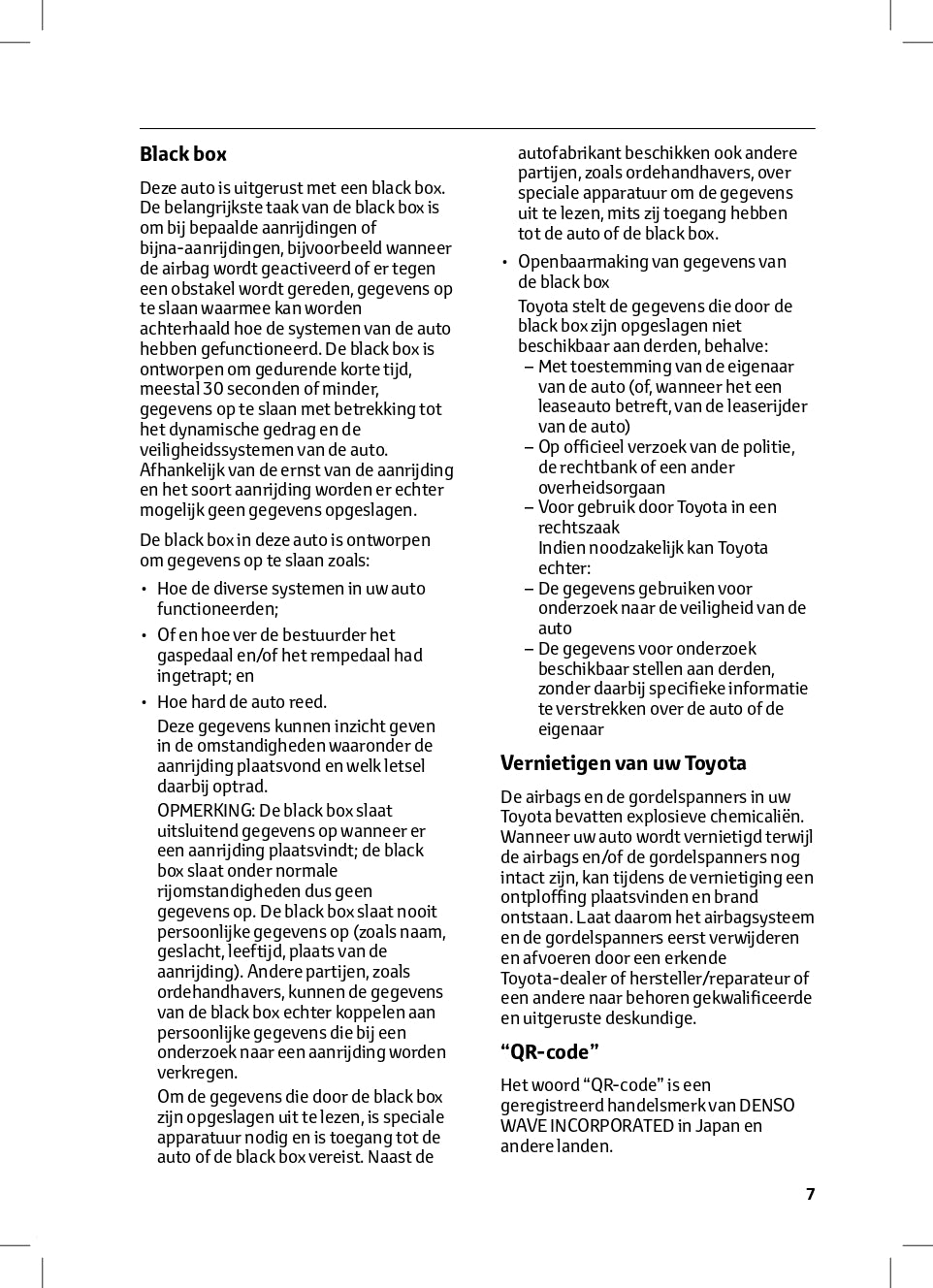 2024 Toyota C-HR Plug-in-Hybrid Owner's Manual | Dutch