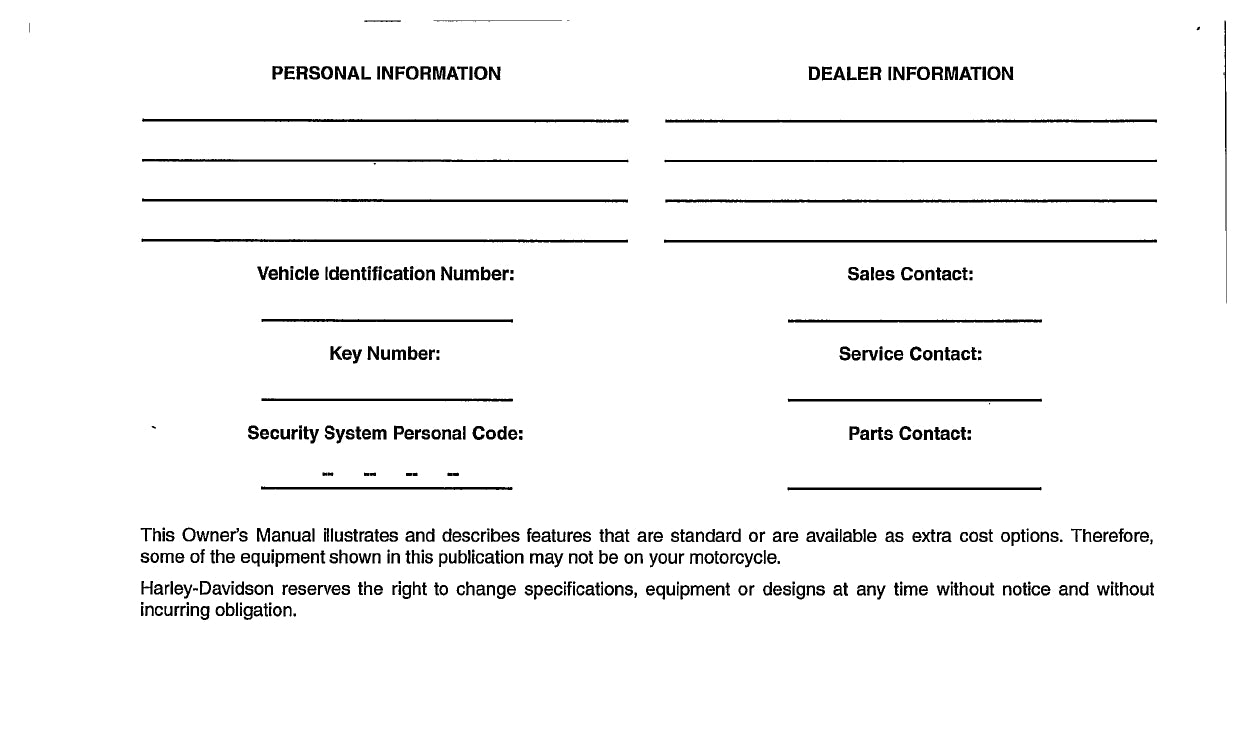 2017 Harley-Davidson Trike Owner's Manual | English