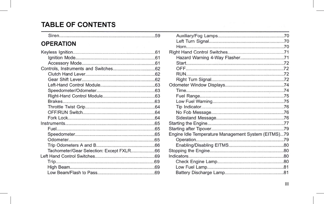 2019 Harley-Davidson Softail Owner's Manual | English