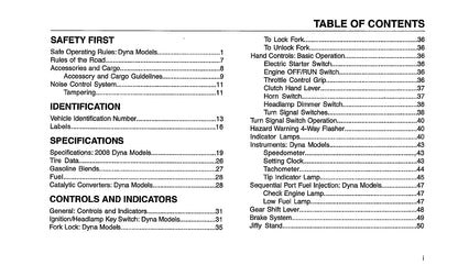 2008 Harley-Davidson Dyna Owner's Manual | English