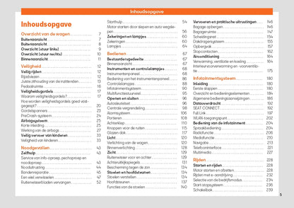 2022 Seat Tarraco Owner's Manual | Dutch