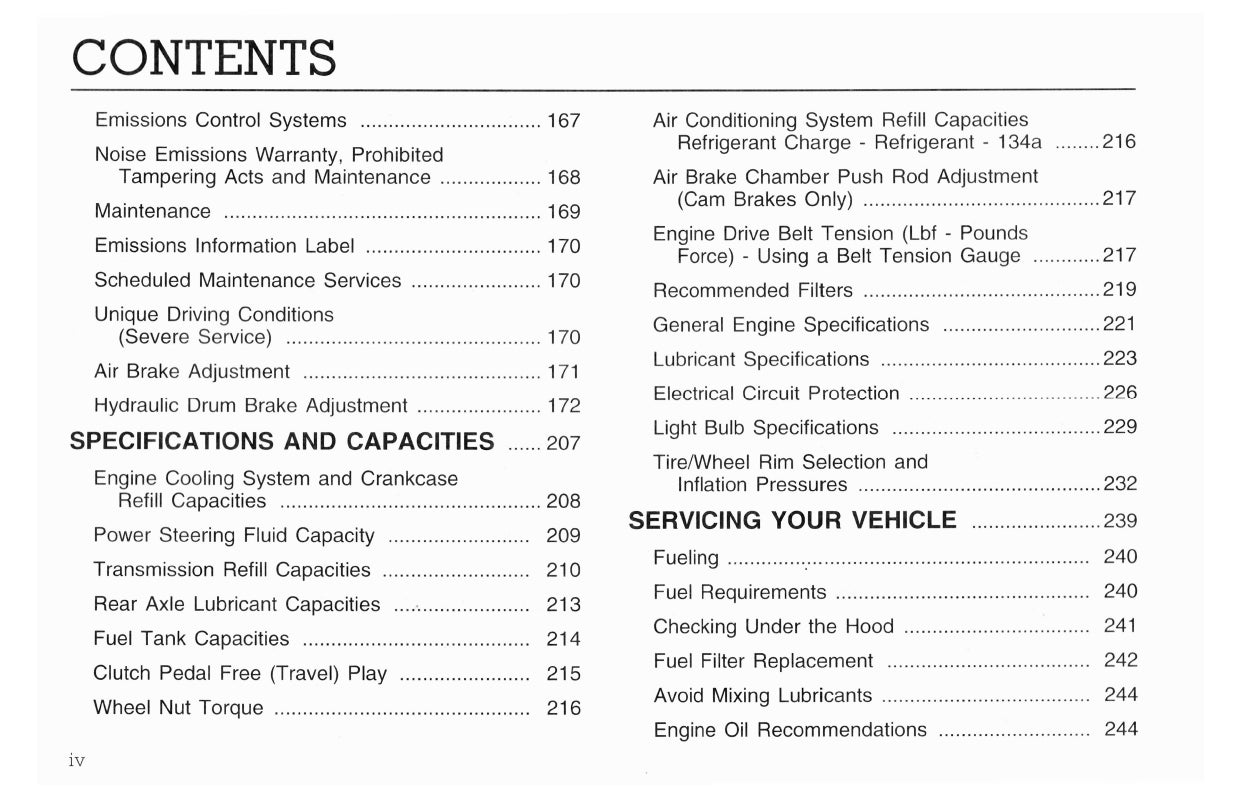 1996 Ford L-Series Owner's Manual | English