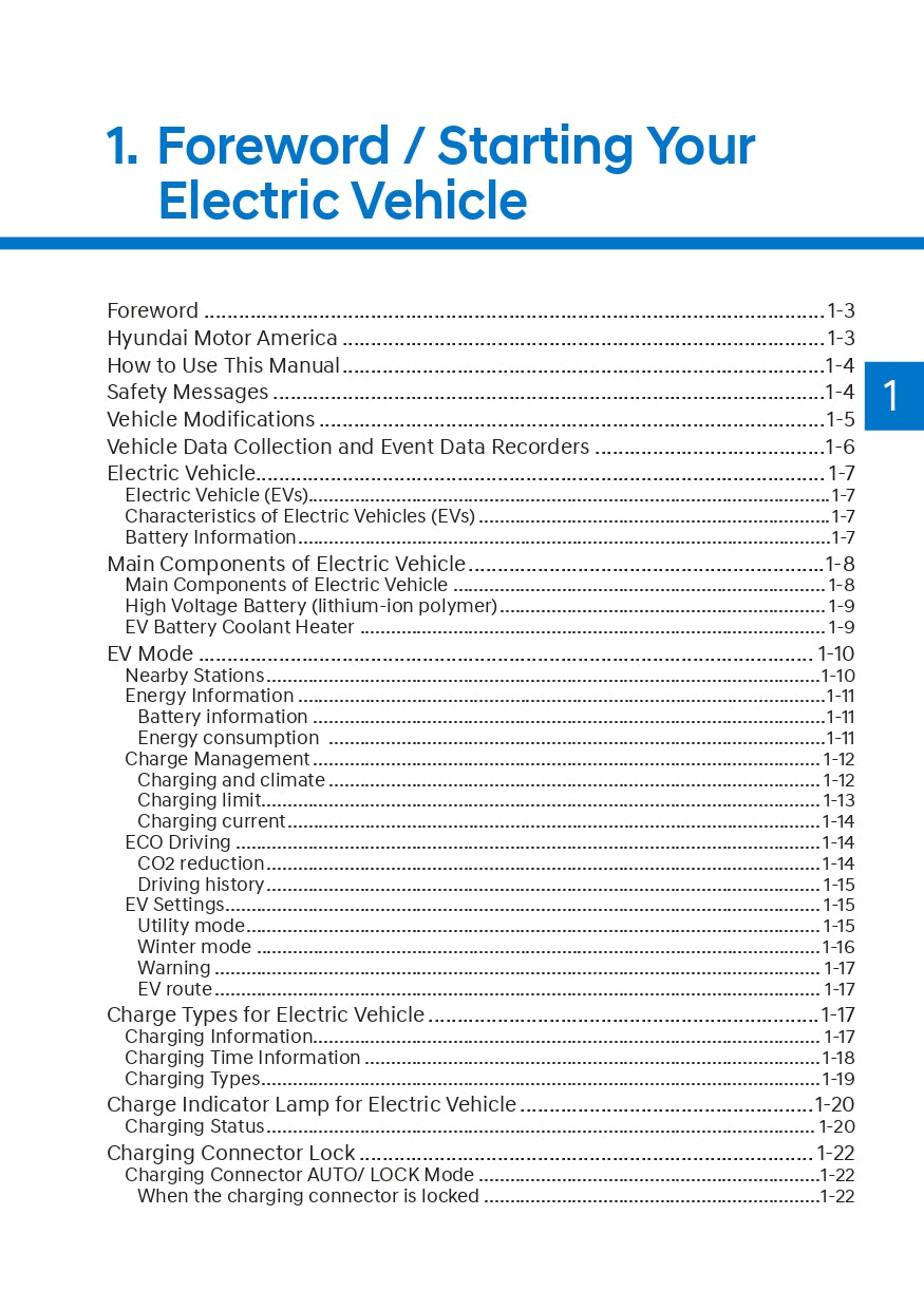 2023 Hyundai Kona Electric Bedienungsanleitung | Englisch