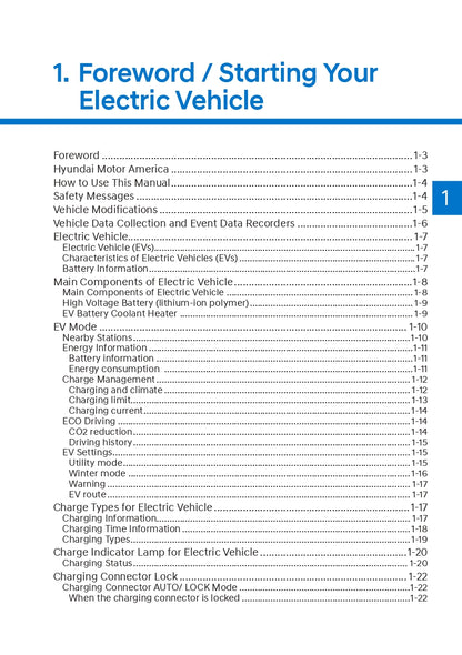 2023 Hyundai Kona Electric Bedienungsanleitung | Englisch