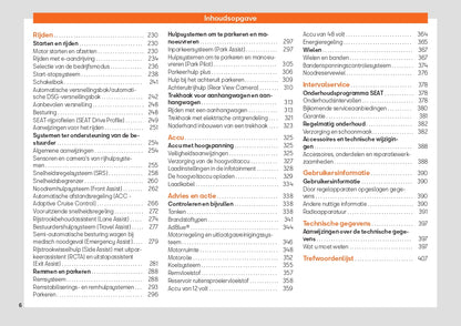 2022 Seat Leon/Leon Sportstourer Owner's Manual | Dutch