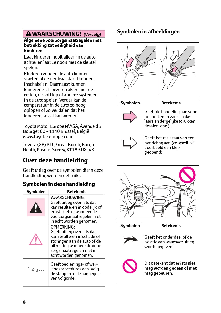 2024 Toyota Aygo X Owner's Manual | Dutch