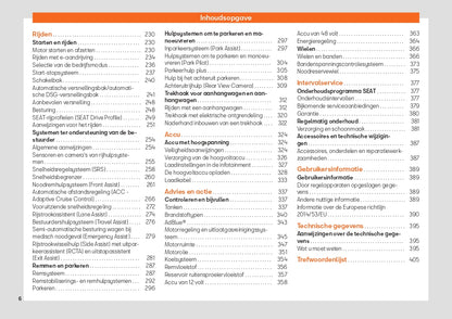 2021-2022 Seat Leon/Leon Sportstourer Owner's Manual | Dutch