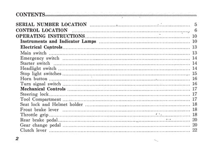 1972-1973 Honda CB350F Owner's Manual | English