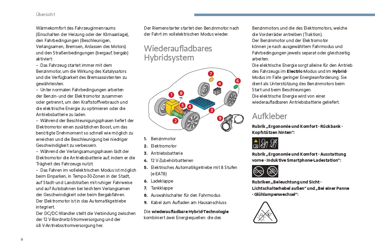 2024 Citroën C5 Aircross Owner's Manual | German