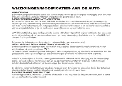 2024 Fiat 600 Owner's Manual | Dutch