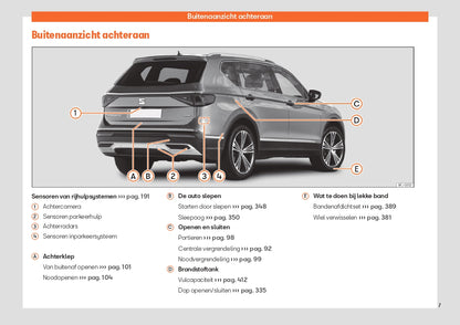 2024 Seat Tarraco Manuel du propriétaire | Néerlandais