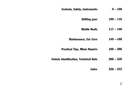 2003 Porsche 911 Carrera Owner's Manual | English