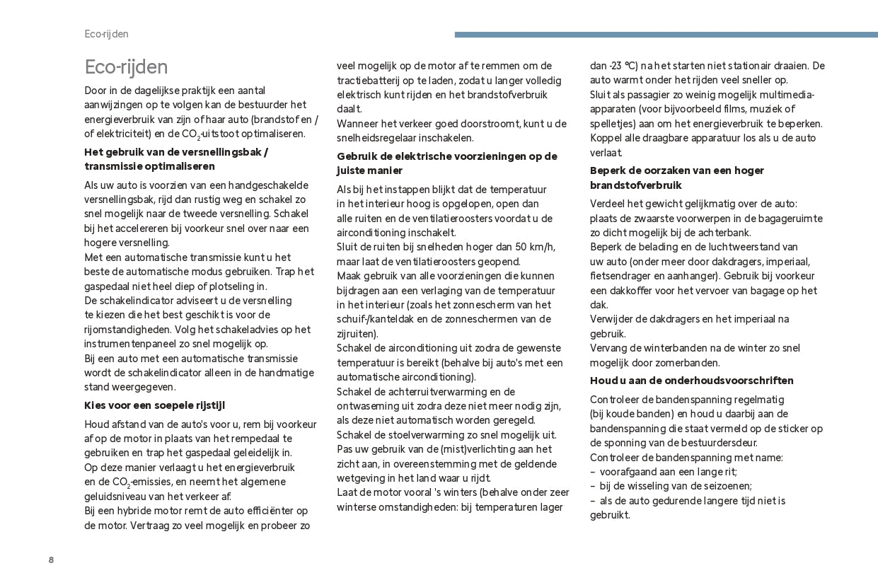 2024 Citroën C3 Owner's Manual | Dutch