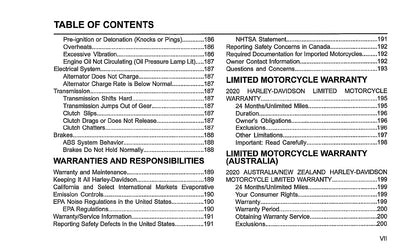 2020 Harley-Davidson Softail Gebruikershandleiding | Engels