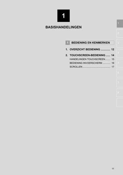 2016 Toyota Yaris Infotainment Manual | Dutch