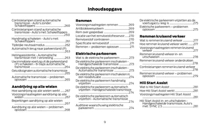 2022-2024 Ford Kuga Vignale/Kuga Vignale Hybrid Owner's Manual | Dutch