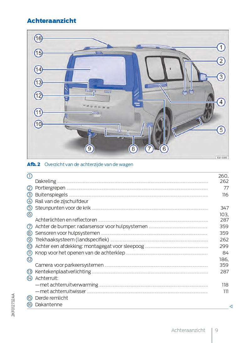 2021-2023 Ford Tourneo Connect Manuel du propriétaire | Néerlandais