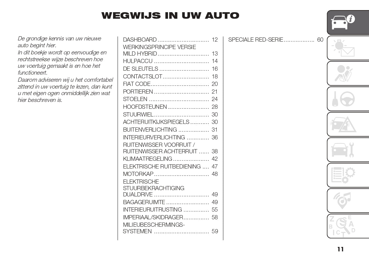 2022-2023 Fiat Tipo Gebruikershandleiding | Nederlands