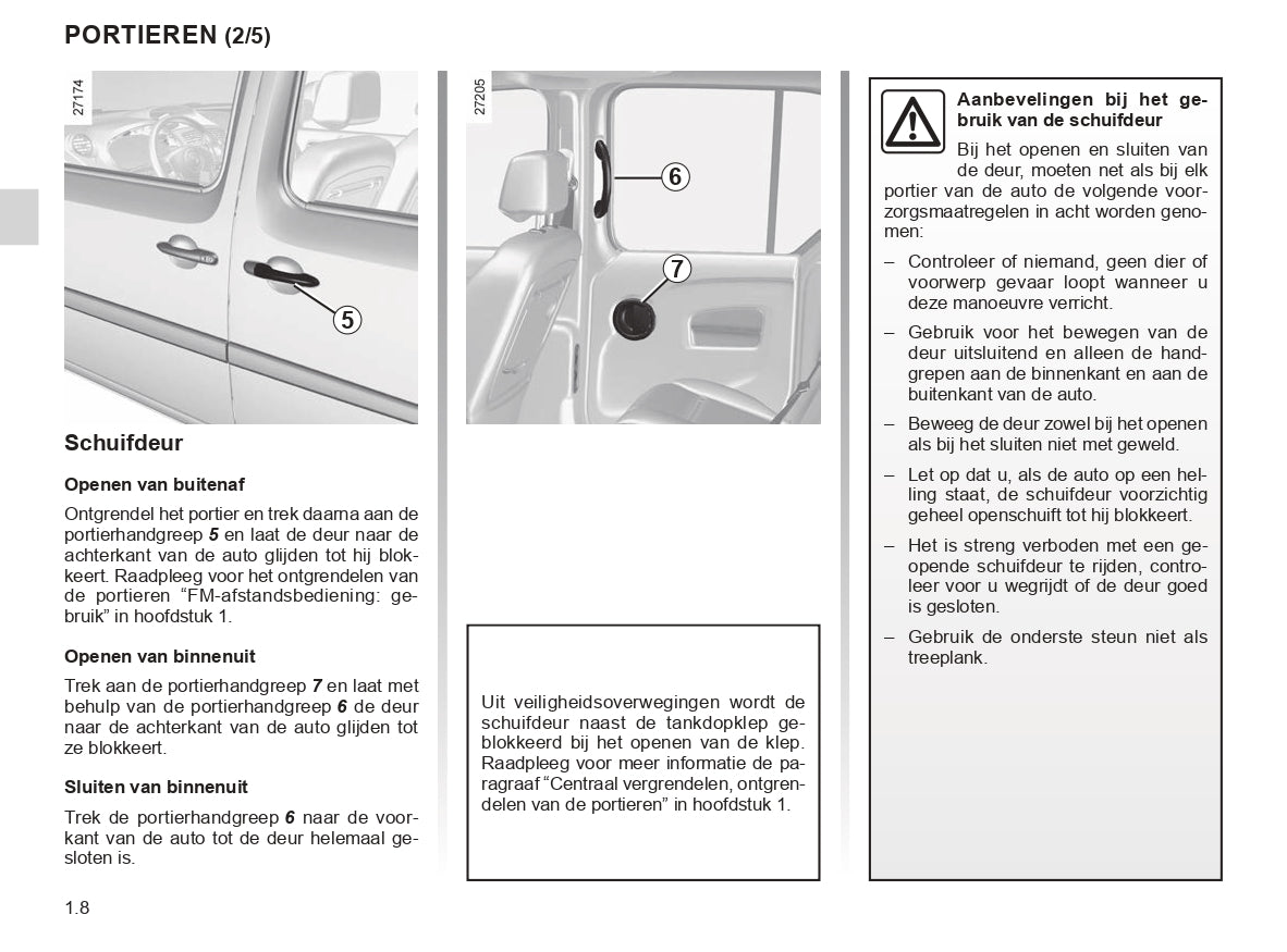 2018-2020 Renault Kangoo Owner's Manual | Dutch