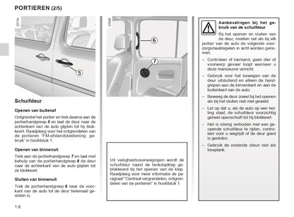 2018-2020 Renault Kangoo Owner's Manual | Dutch