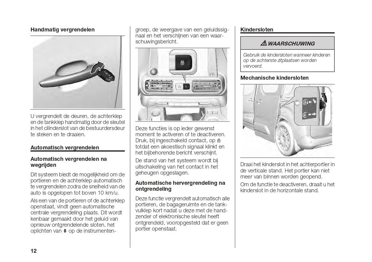 2023-2024 Fiat Doblo Manuel du propriétaire | Néerlandais