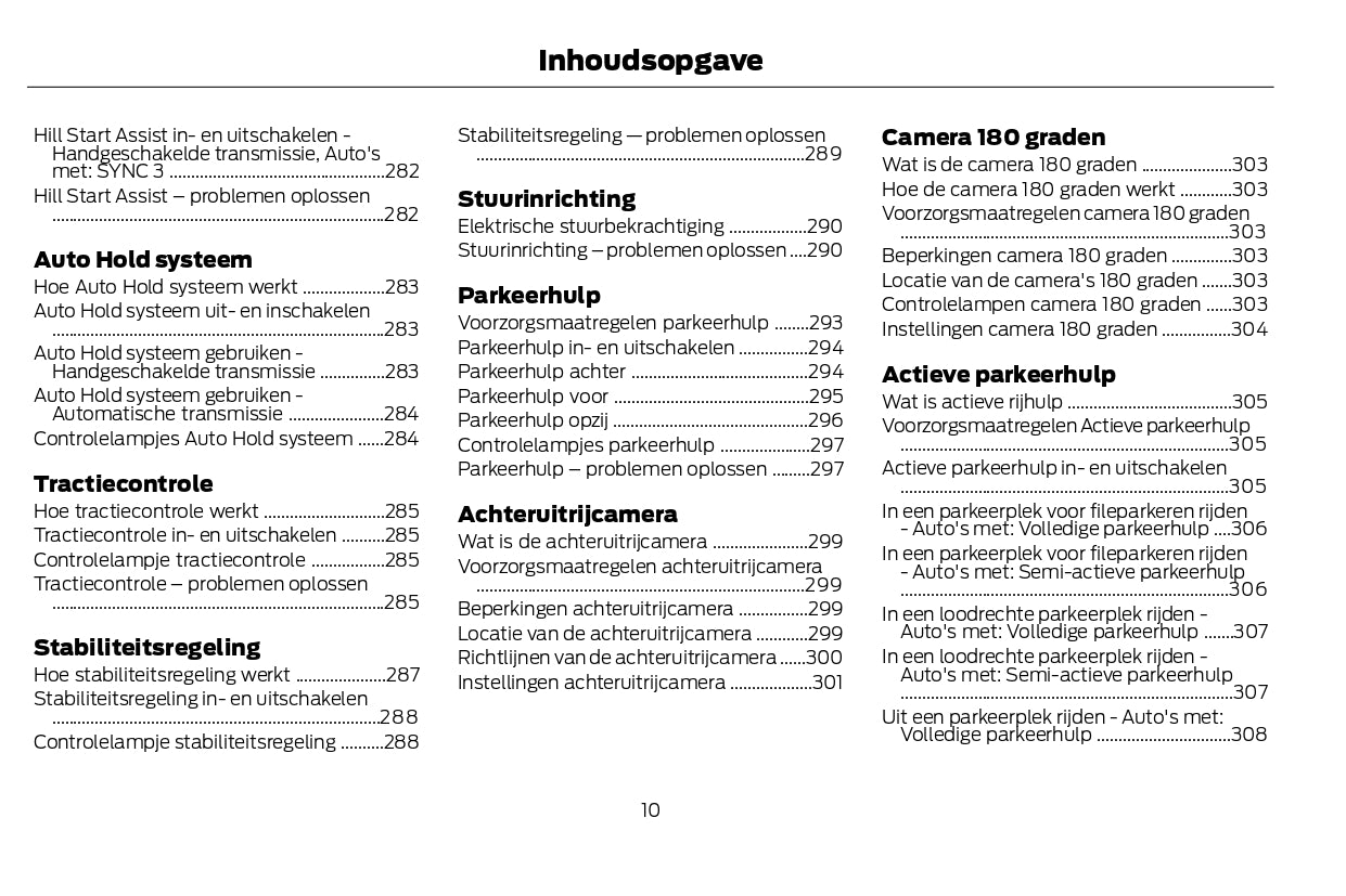 2022-2024 Ford Kuga Vignale/Kuga Vignale Hybrid Owner's Manual | Dutch