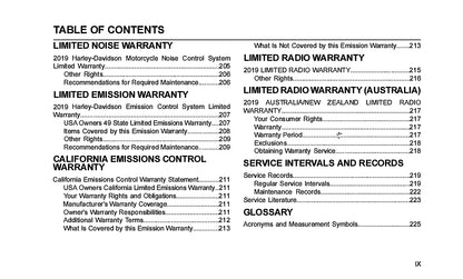 2019 Harley-Davidson FLHXSE Owner's Manual | English