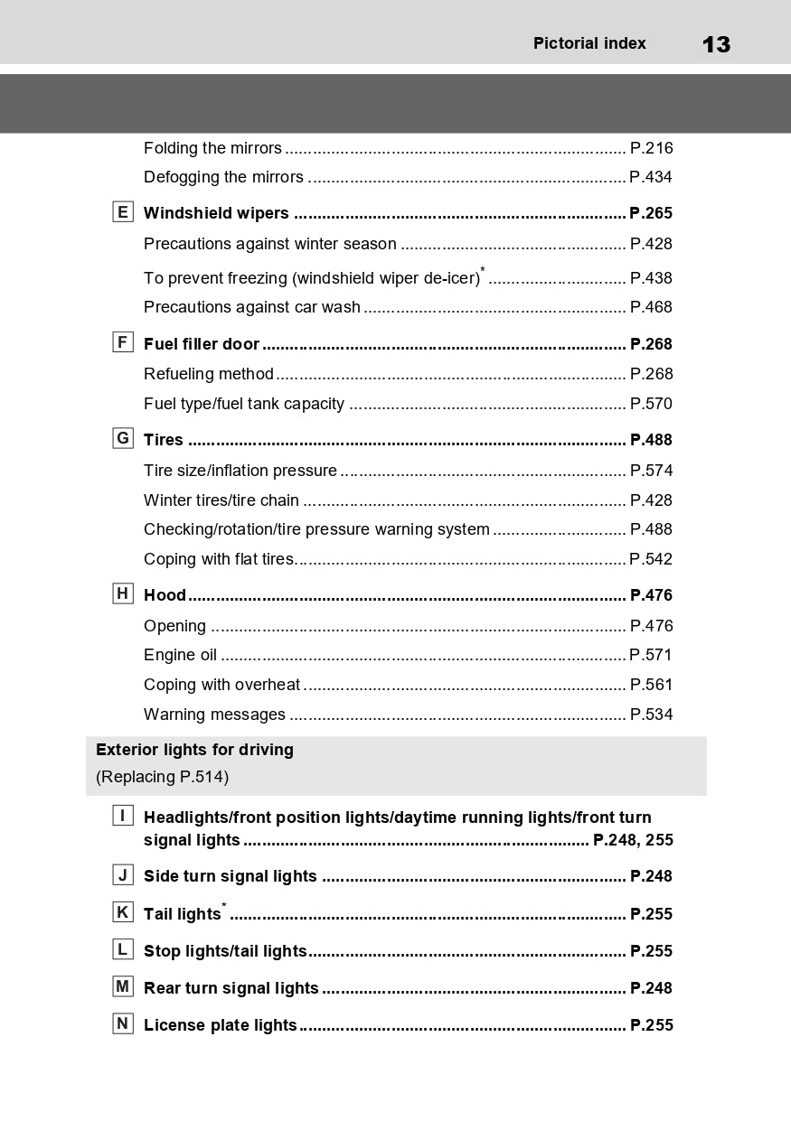 2023-2024 Toyota Prius Owner's Manual | English