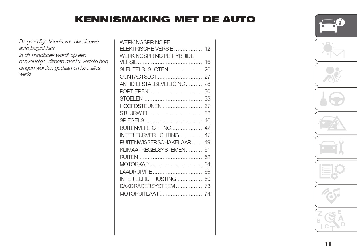 2024 Fiat 600 Owner's Manual | Dutch