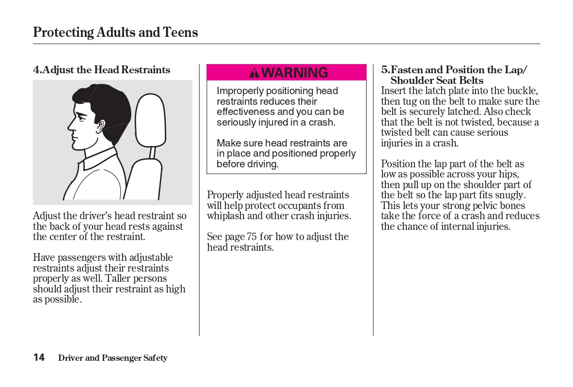 2004 Honda Element Owner's Manual | English