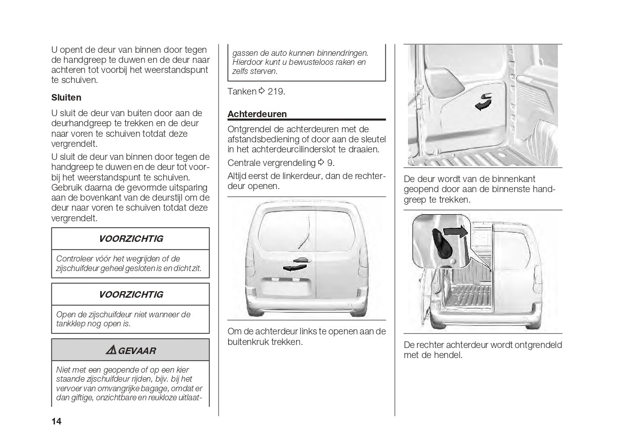 2023-2024 Fiat Doblo Manuel du propriétaire | Néerlandais