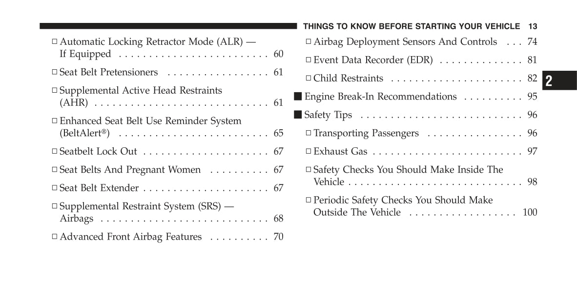 2011 Jeep Grand Cherokee Owner's Manual | English