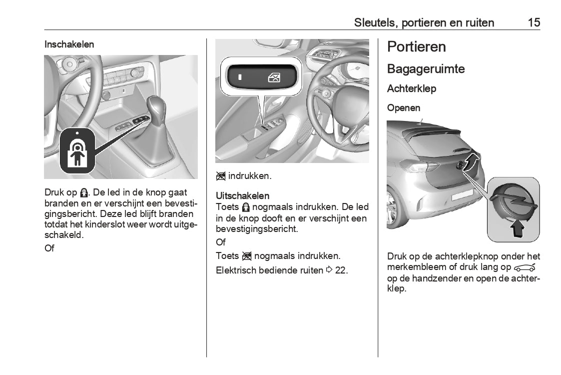 2023-2024 Opel Corsa/Corsa-e Bedienungsanleitung | Niederländisch