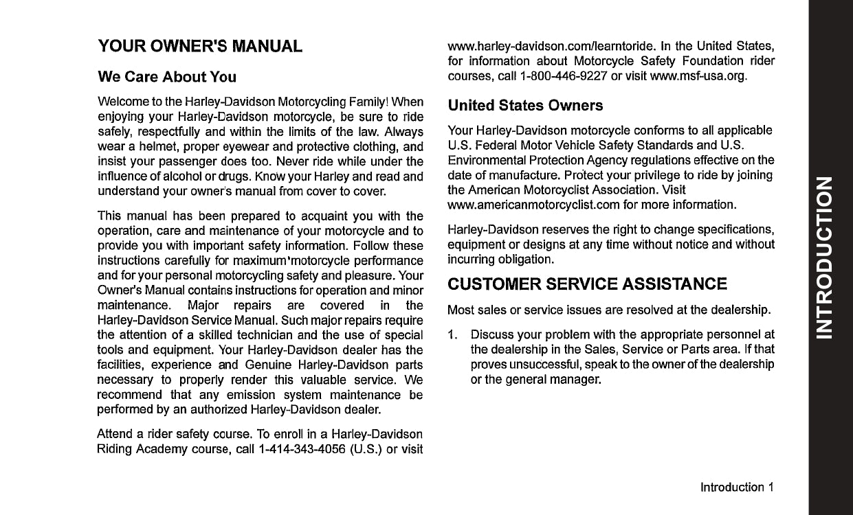 2019 Harley-Davidson FLHXSE Owner's Manual | English