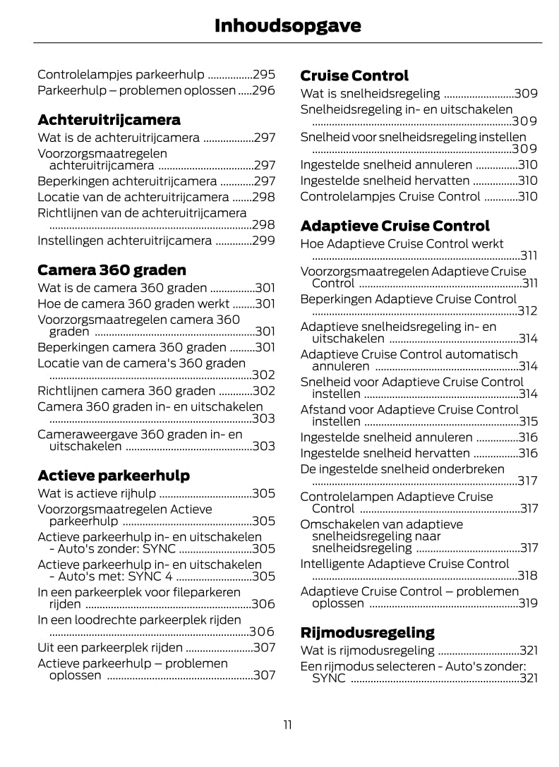 2022-2024 Ford Transit Owner's Manual | Dutch