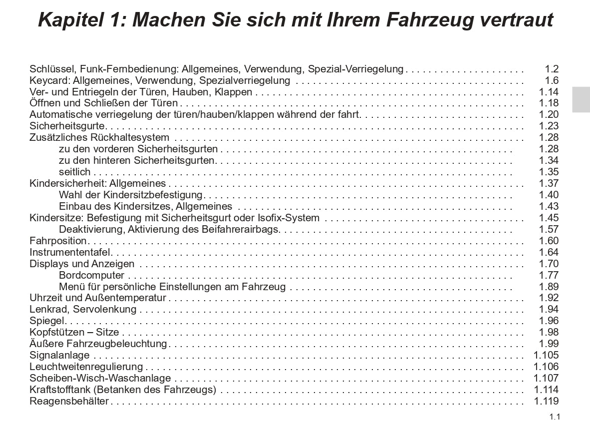 2022-2024 Renault Clio Owner's Manual | German