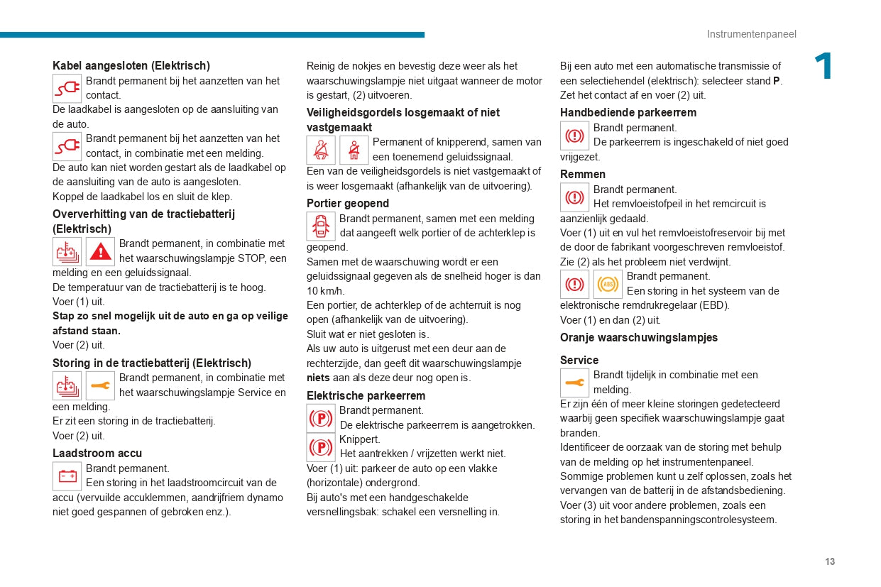 2022-2024 Peugeot Expert/e-Expert/Traveller/e-Traveller Bedienungsanleitung | Niederländisch