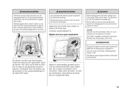 2023-2024 Fiat Doblo Manuel du propriétaire | Néerlandais