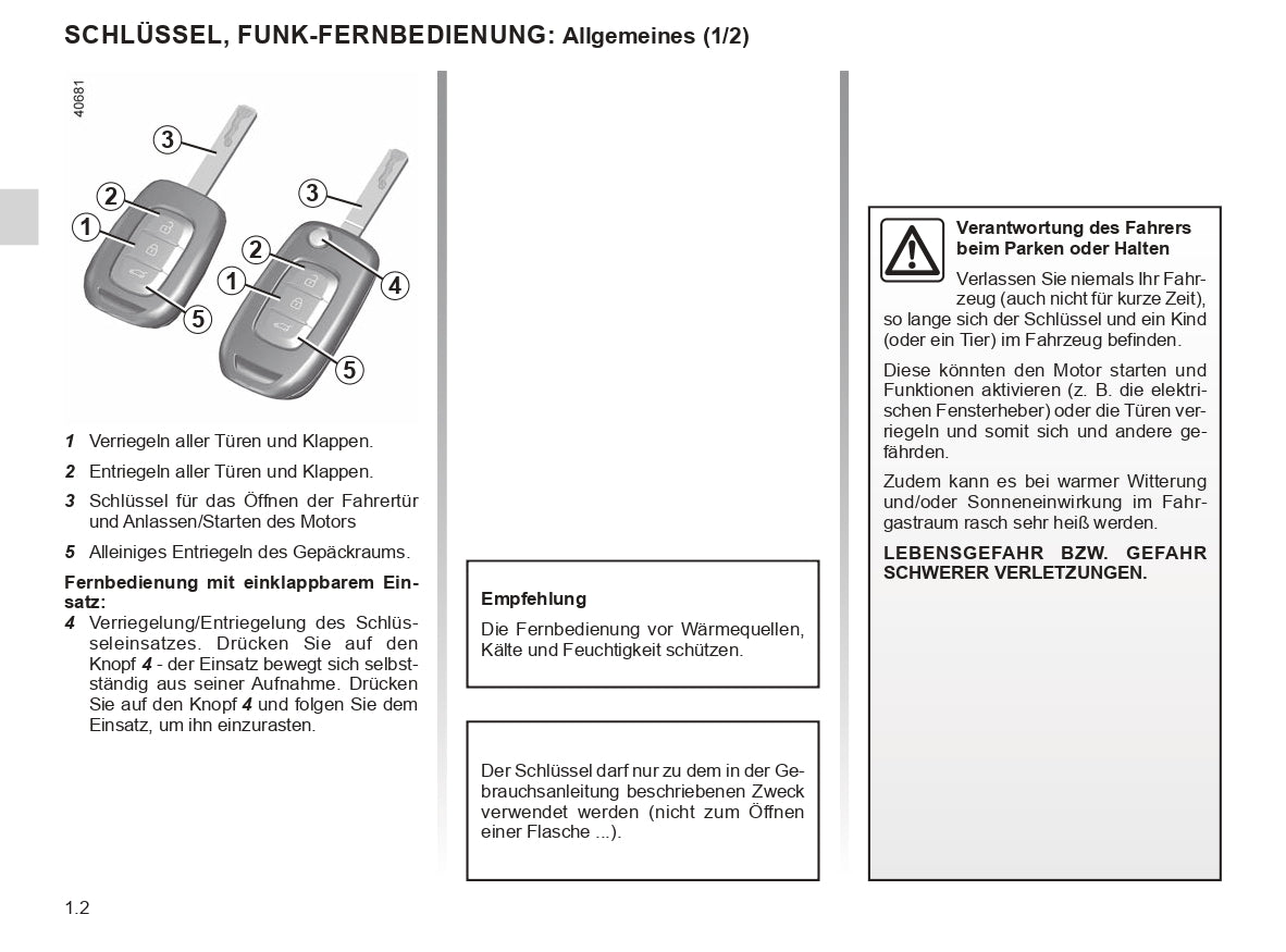 2022-2024 Renault Clio Owner's Manual | German