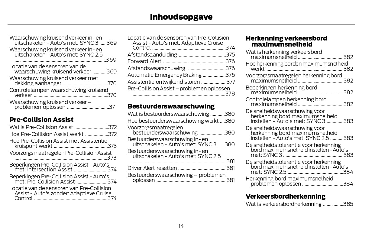 2022-2024 Ford Kuga Vignale/Kuga Vignale Hybrid Owner's Manual | Dutch