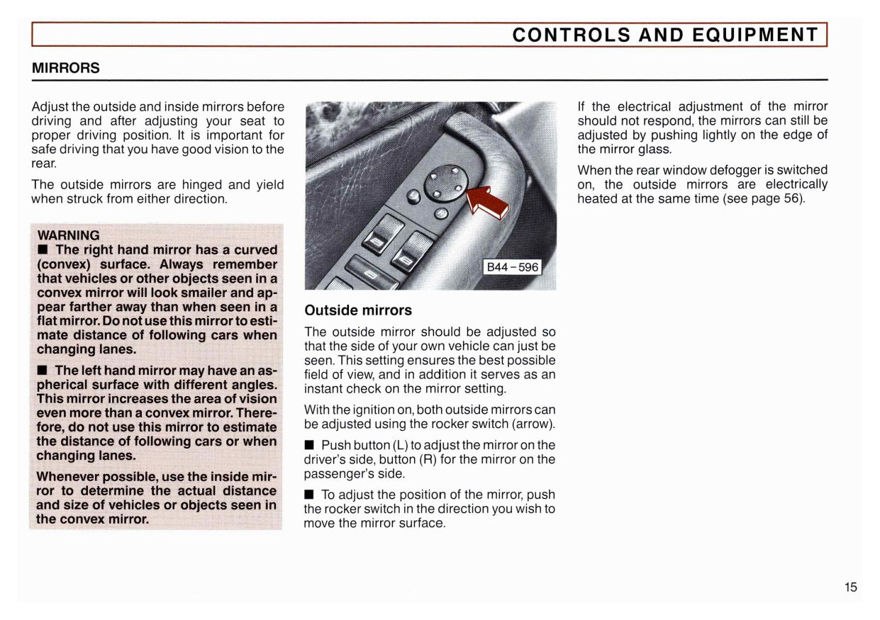 1990 Audi Quattro V8 Owner's Manual | English